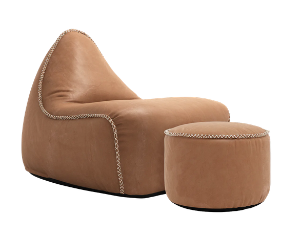 SACKit Dunes Camel + Pouf