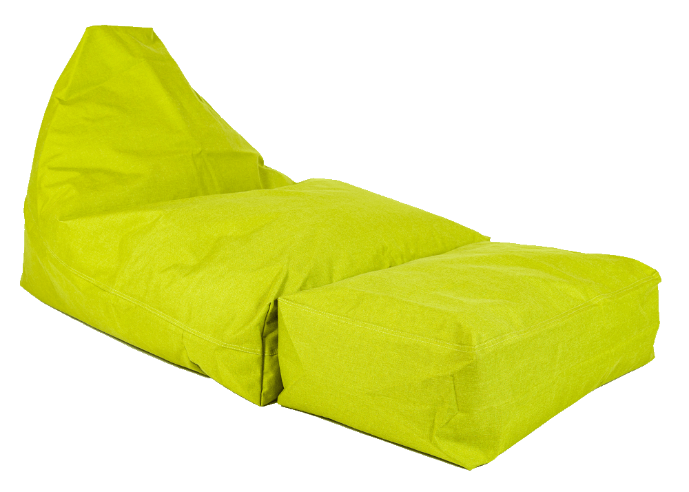 Fritz-Sitzsack Trigo mit Fußablage grün