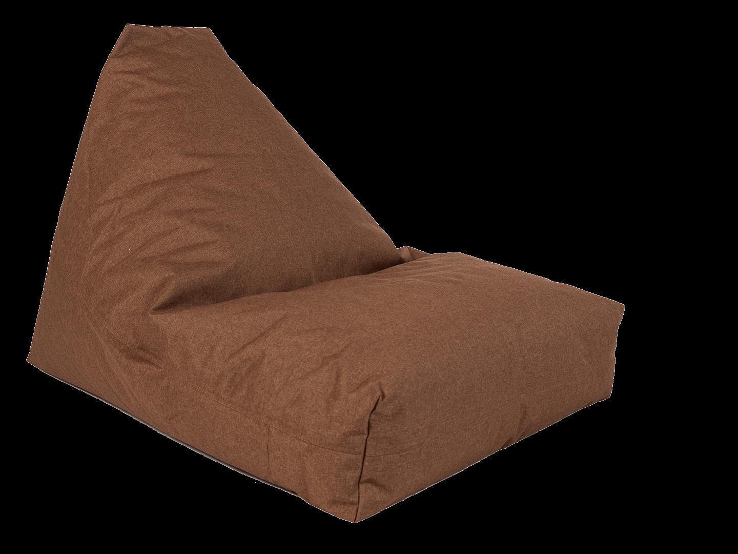 Fritz-Sitzsack Trigo mit Fußablage braun