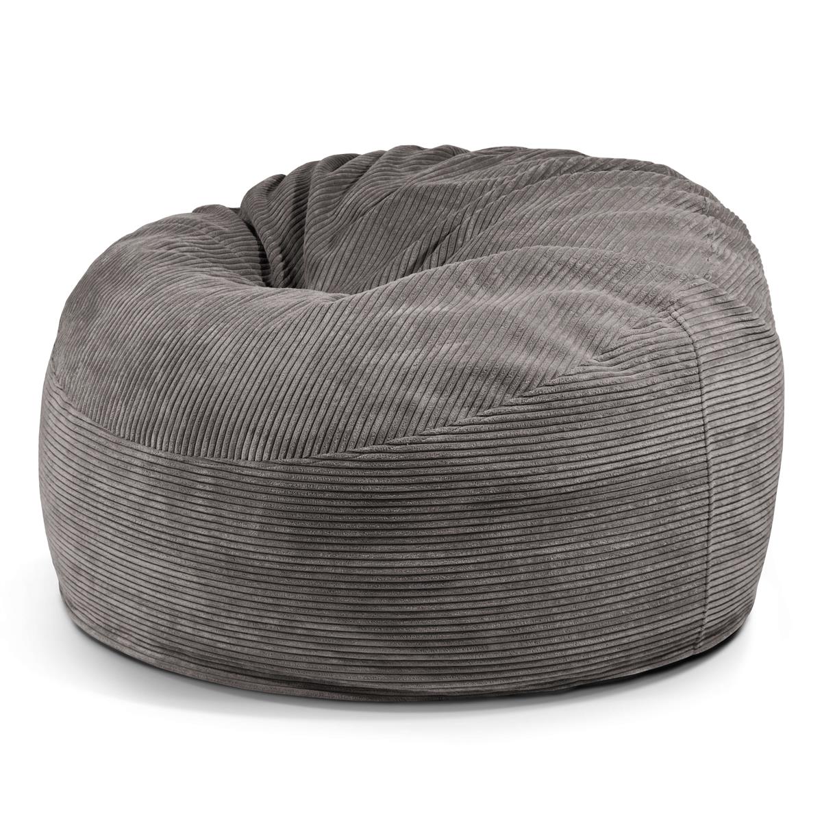 Schaumstoff Sitzsack Om 110 Waves Dark Grey