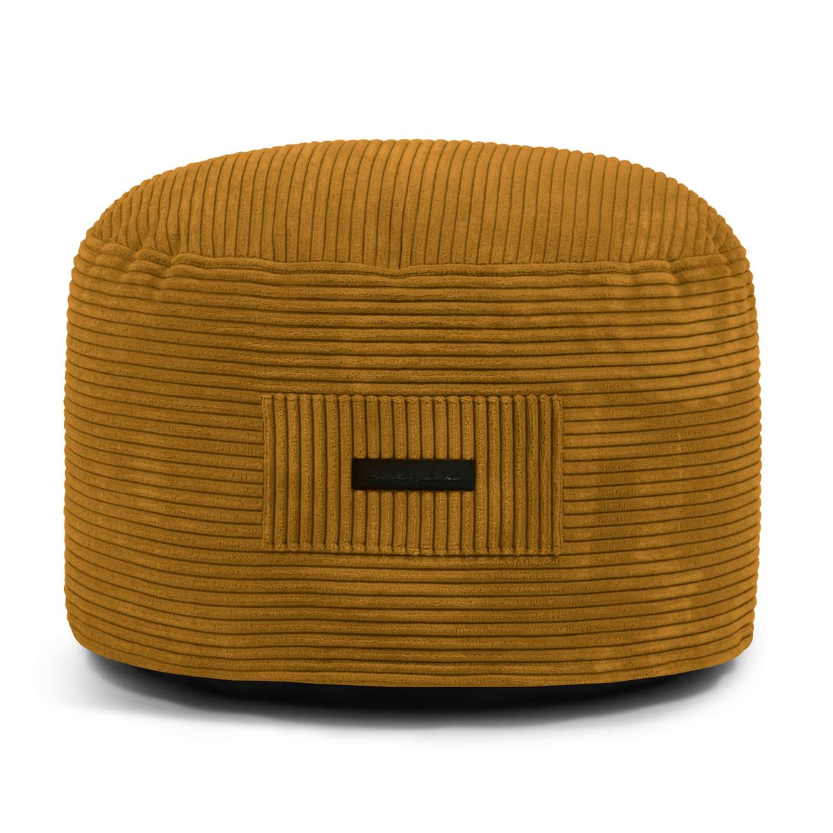 Schaumstoff Fußhocker On 60 Waves Mustard