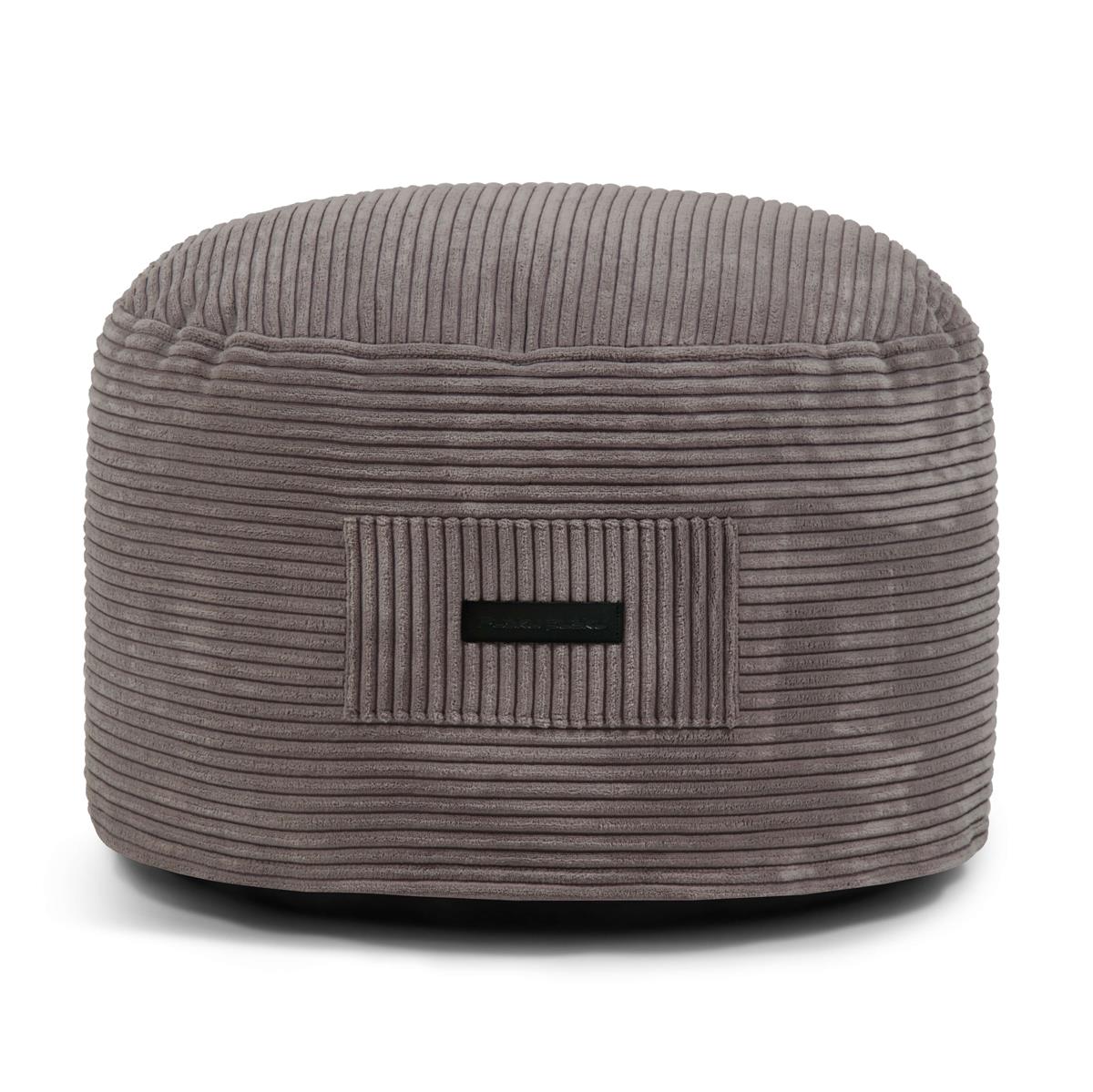 Schaumstoff Fußhocker On 60 Waves Dark Grey