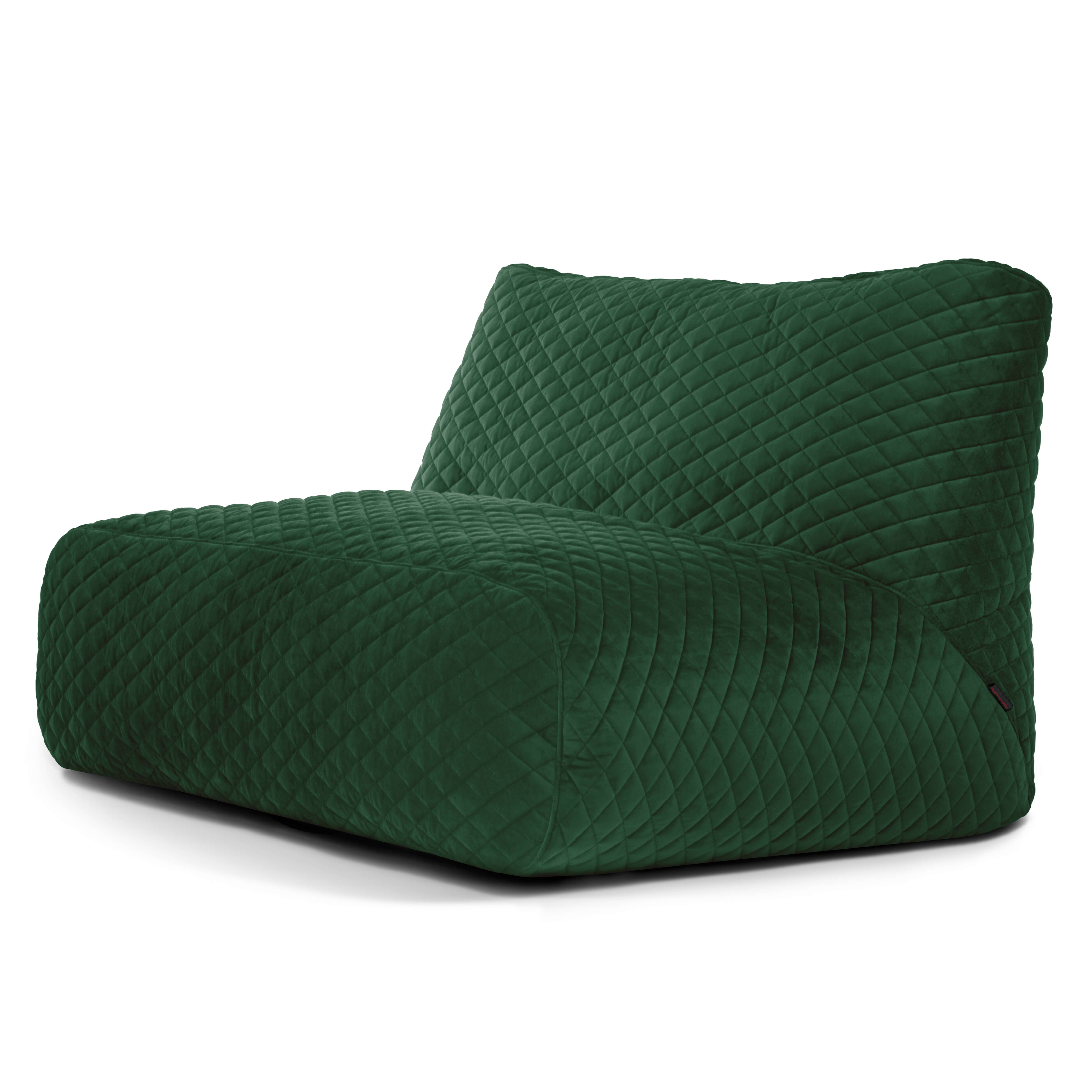 Sitzsack Sofa Tube Lure Luxe Emerald Green