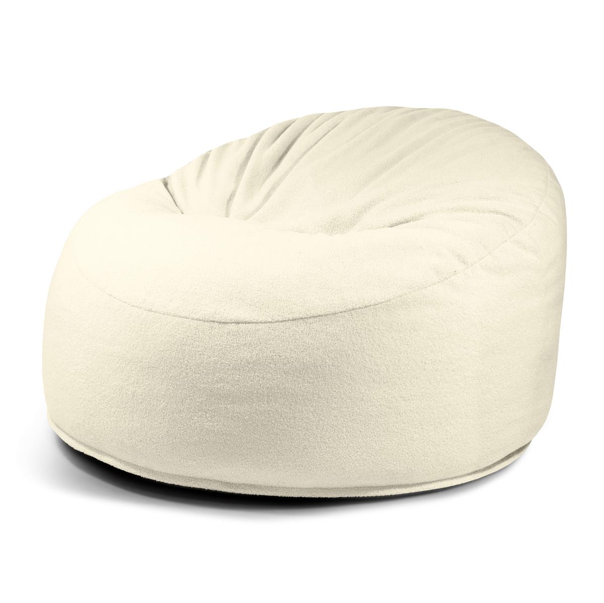 Schaumstoff Sitzsack Om 110 Teddy Cream