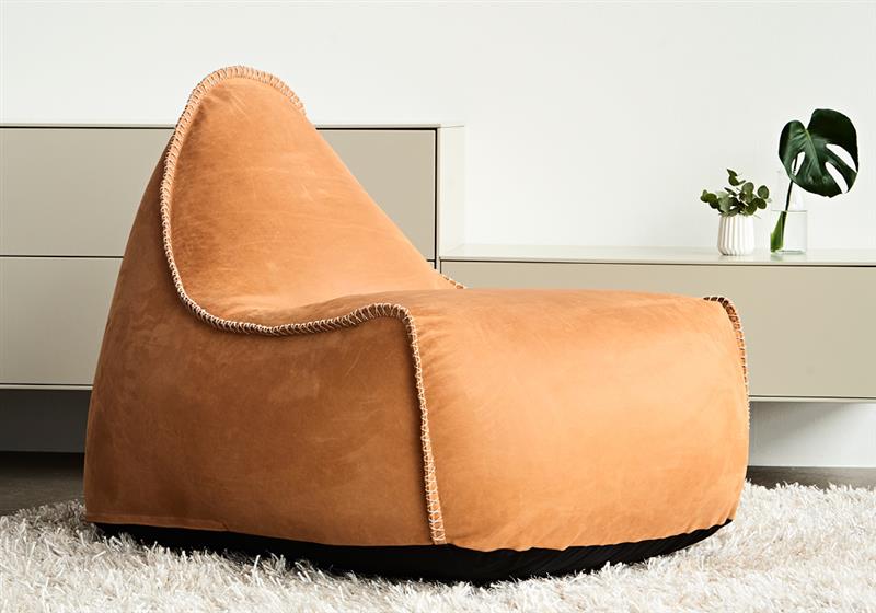 SACKit Dunes Lounge Chair Cognac