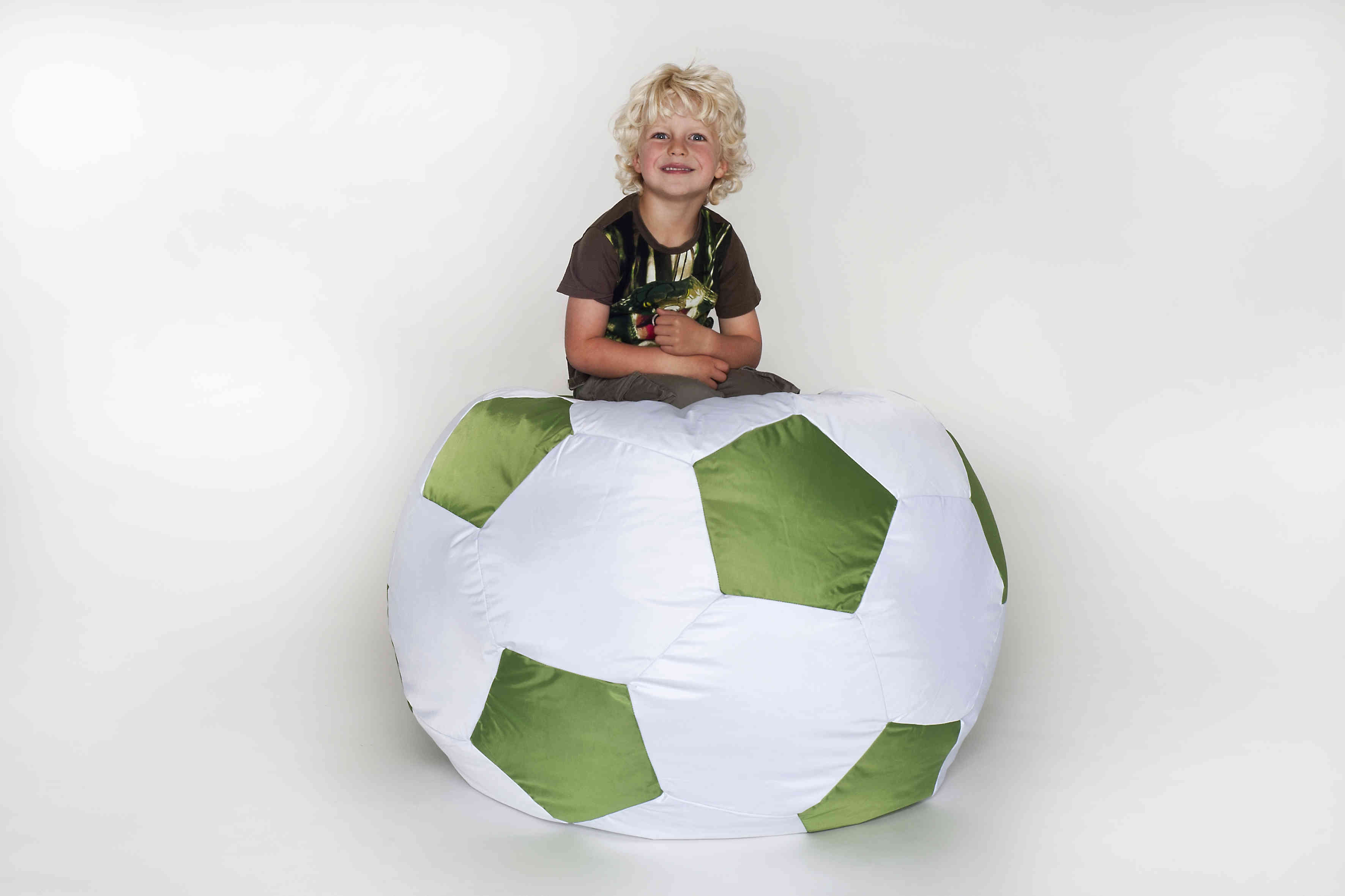 Fritz-Sitzsack Fussball grün