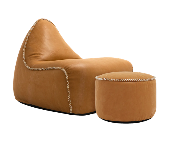 SACKit Dunes Cognac + Pouf