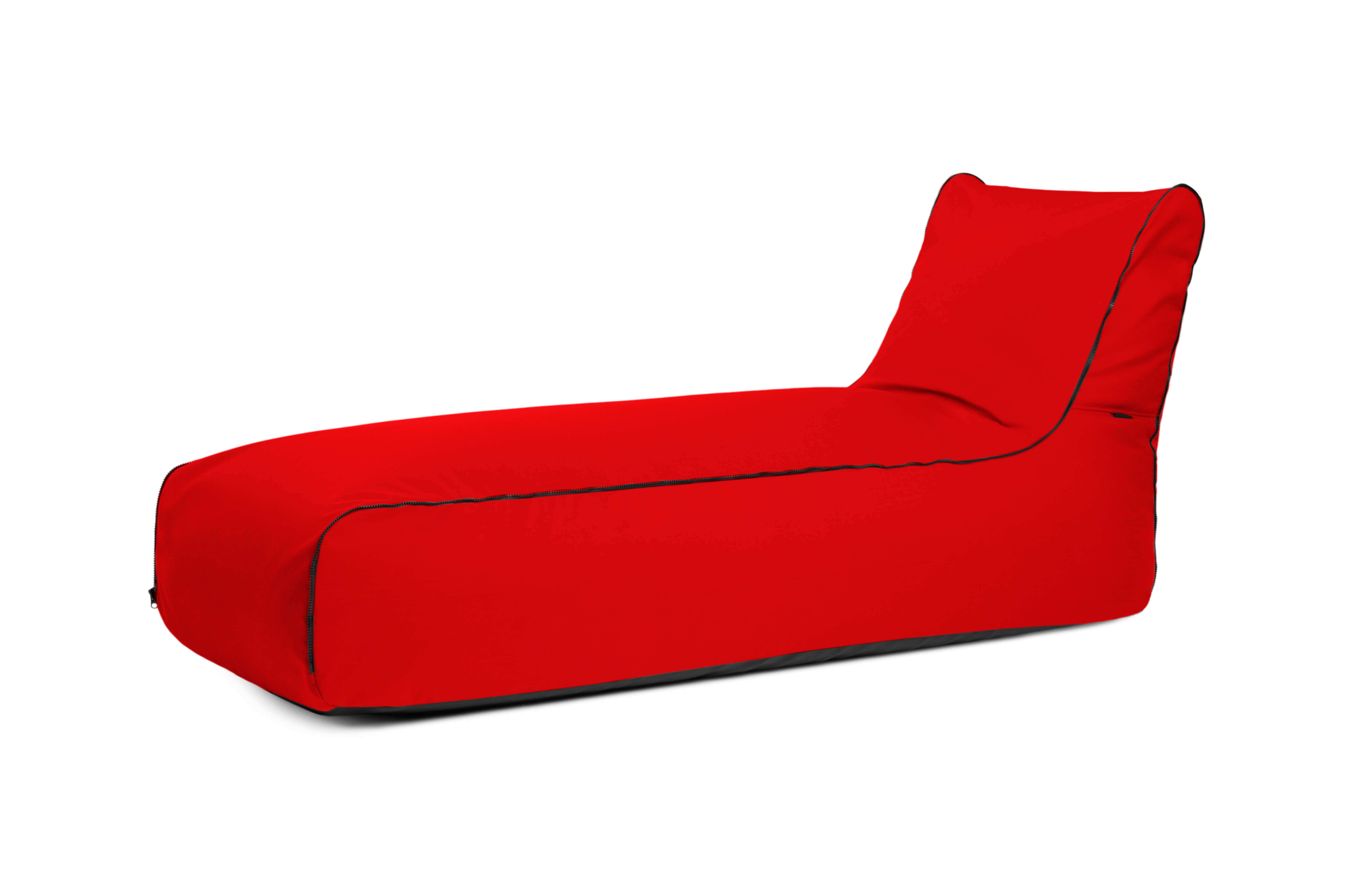Liege Sunbed Zip Colorin Red